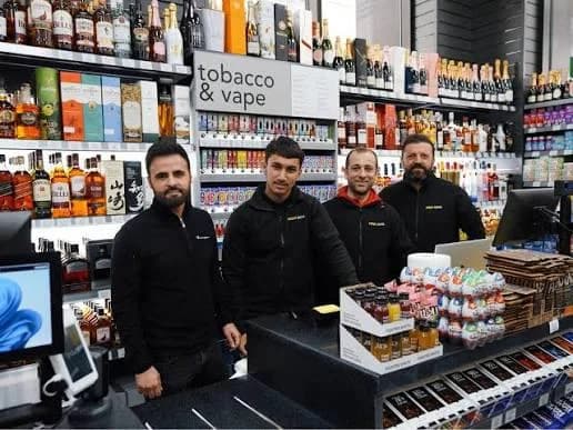 The Fresh Local Royal Wharf team inside the shop