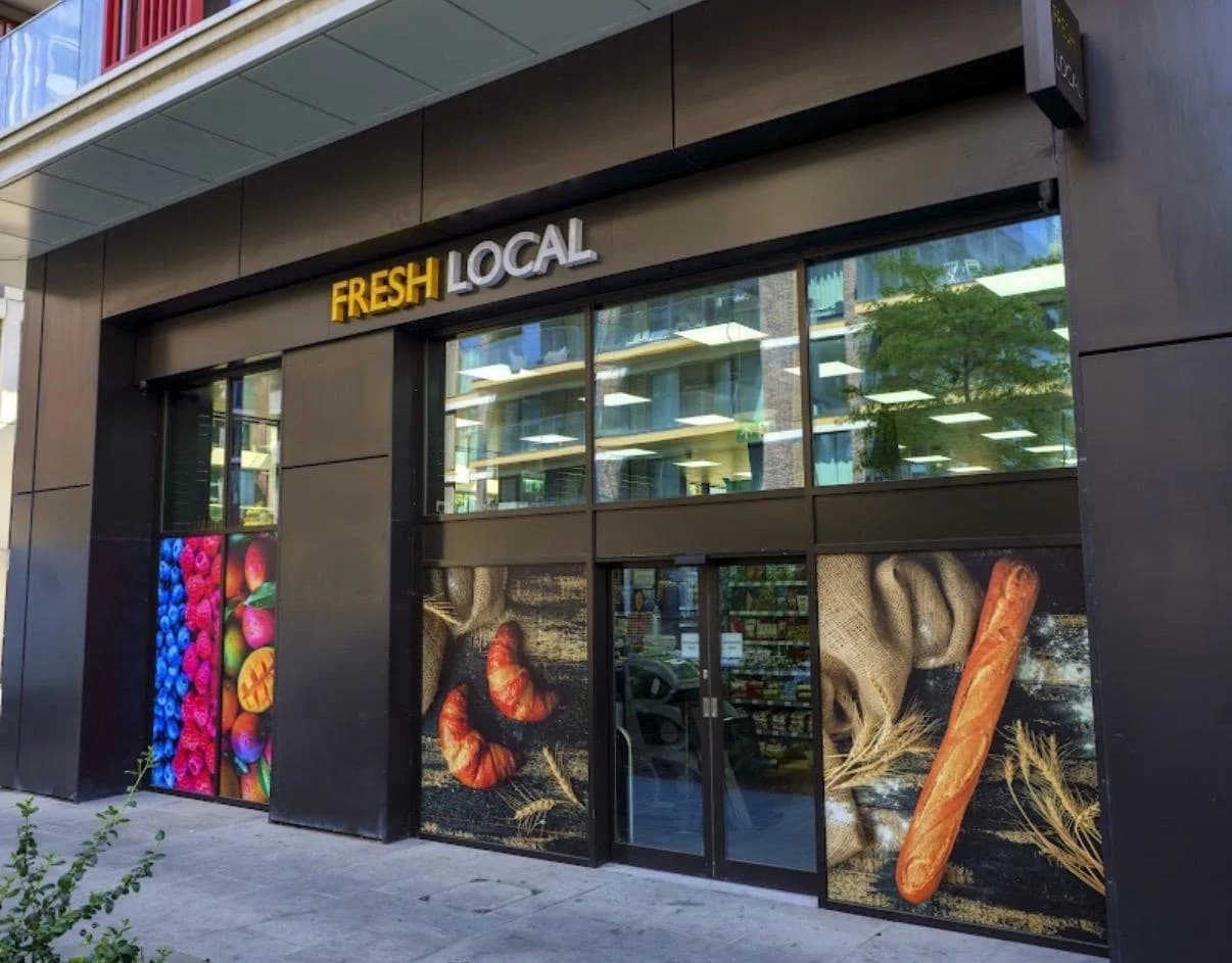 The Fresh Local Royal Wharf storefront at 2 Bonnet Street